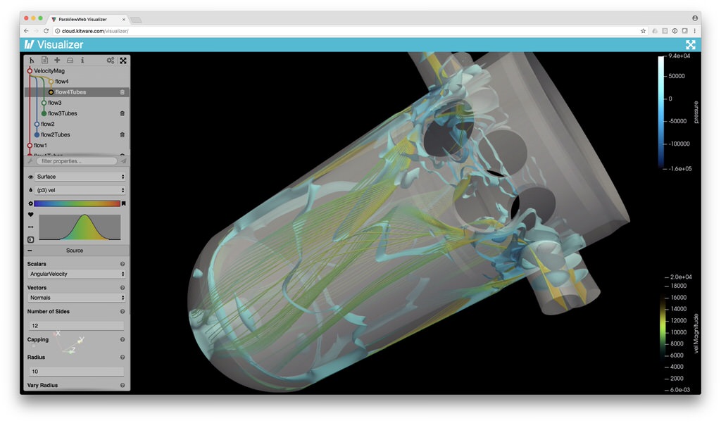 ParaViewWeb - Visualizer